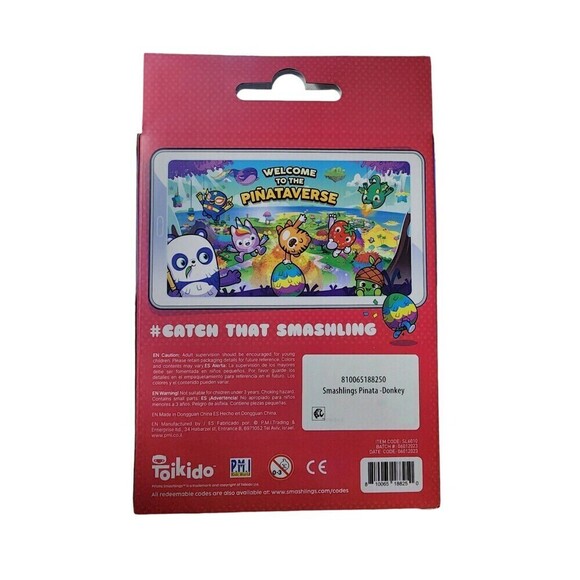 Pinata Smashlings Pinata Box Donkey Character 1 Exclusive Figure, Age 3+ - Picture 5 of 5